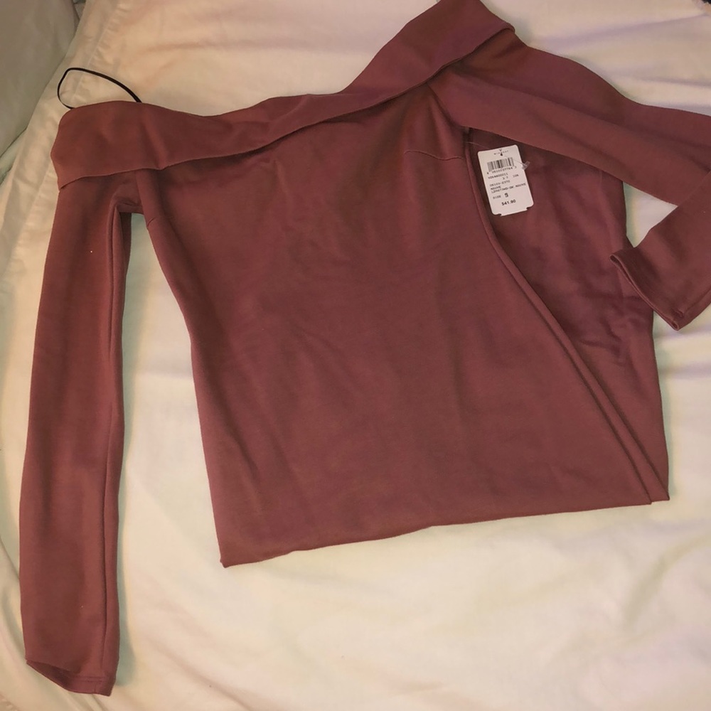 NWT mauve color off shoulder bodycon dress